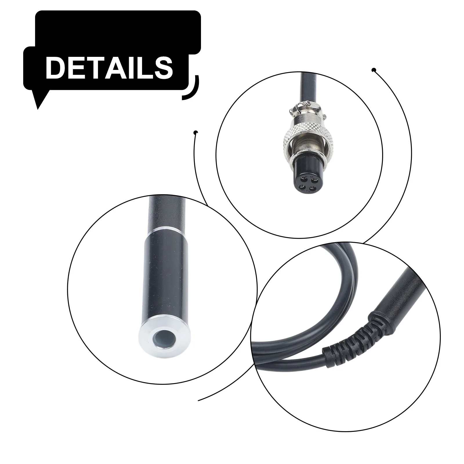 Electronics Repair Bench - Repuesto de mango metálico T12-M8 para