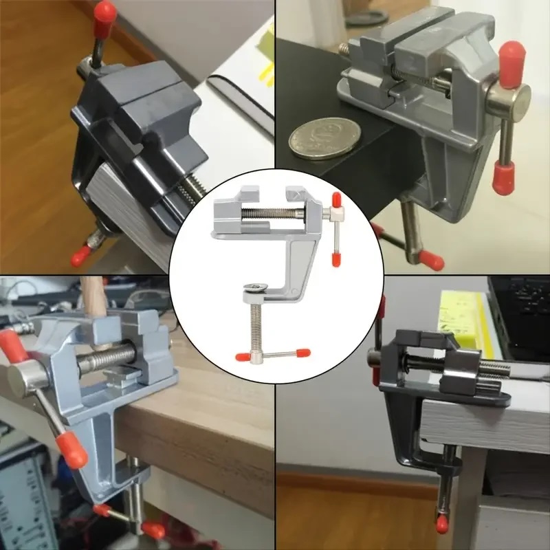 Mini tornillo de banco de alum - Electronics Repair Bench reseña y precio