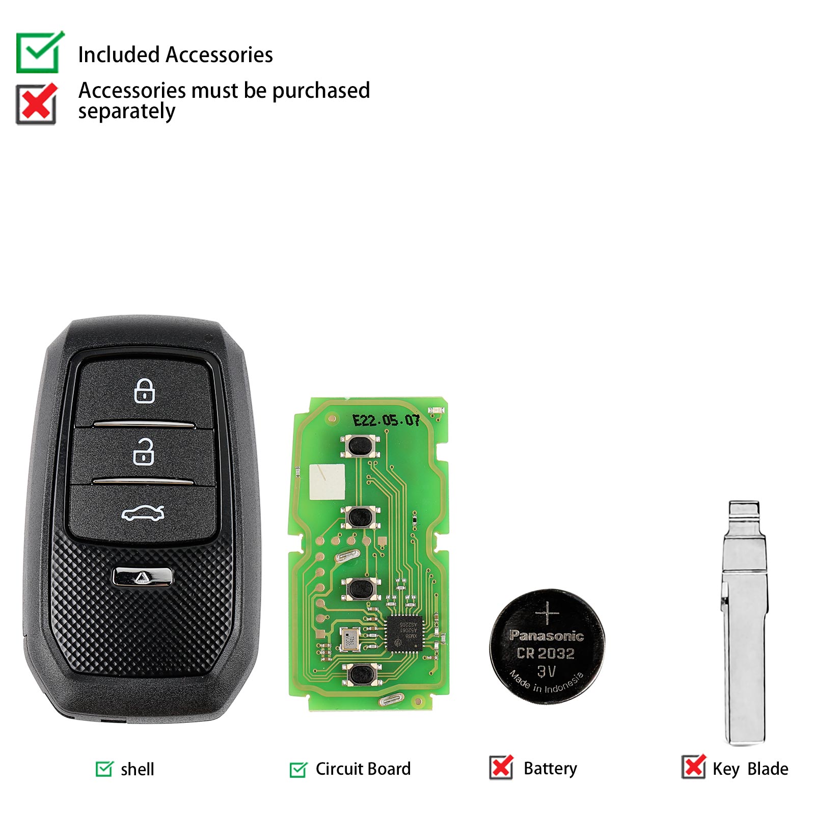1 unids/lote Xhorse XSTO01EN T - Electronics Repairing reseña y precio